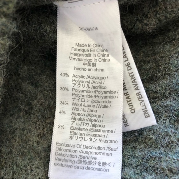 Madewell Embroidered Enfield Half Zip Wool Sweater - Picture 11 of 11